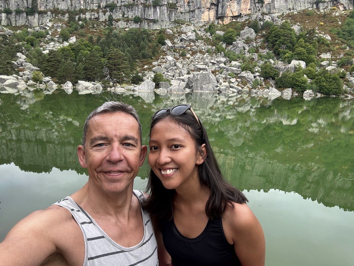 Alie & David from Santai Spain in Laguna Negra, Soria